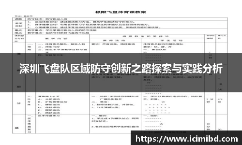 深圳飞盘队区域防守创新之路探索与实践分析
